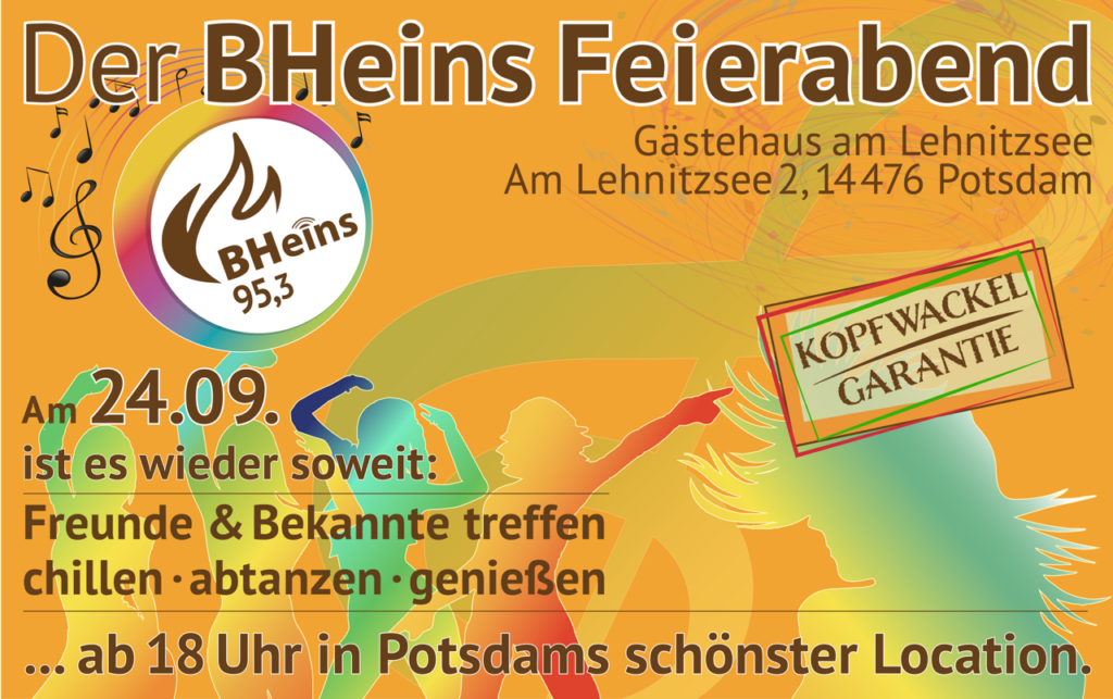 BHeins Feierabend am 24. September 2026